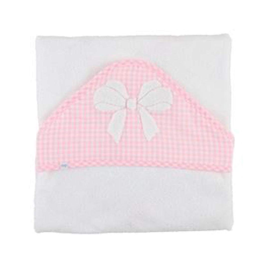 Mud Pie Boucle Bow Hooded Towel-MUD PIE-Little Giant Kidz