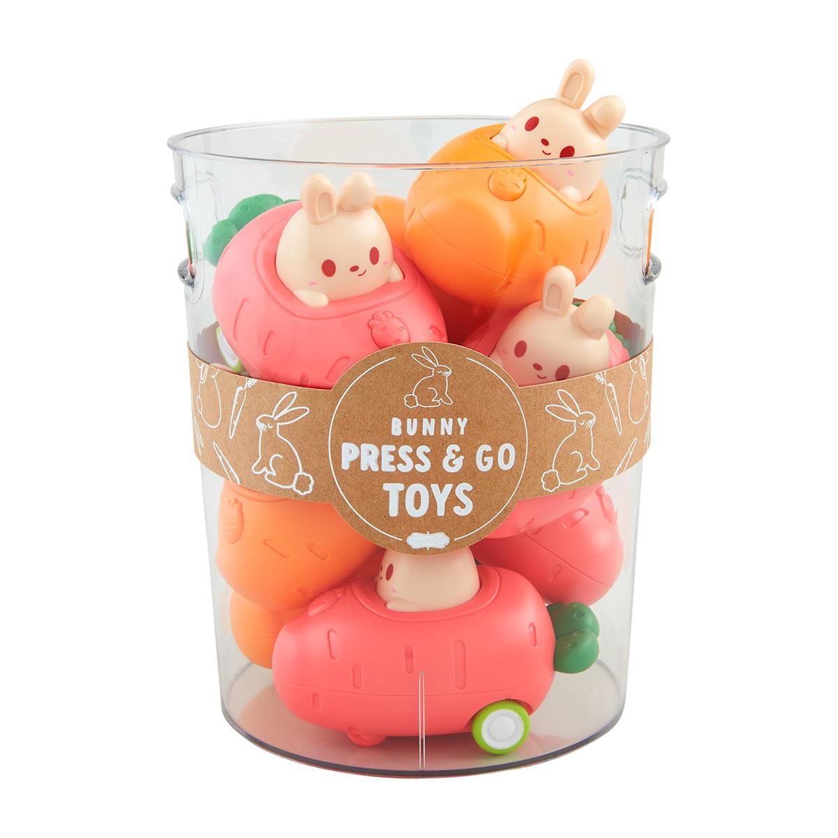 Mud Pie Bunny Press & Go Toys-MUD PIE-Little Giant Kidz