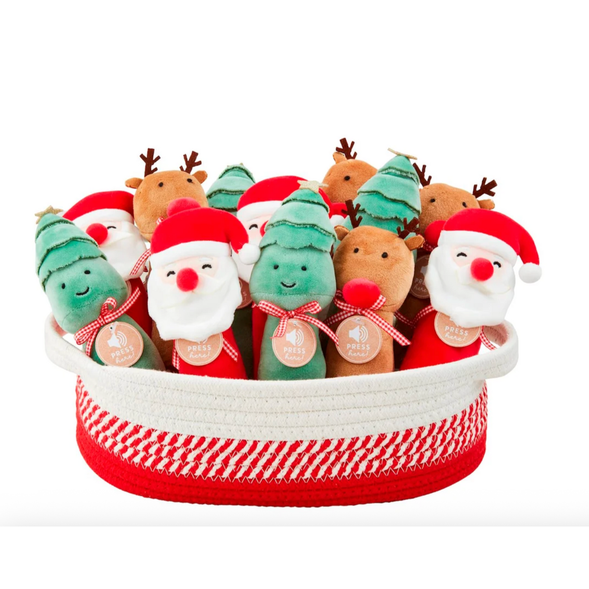 Mud Pie Christmas Rattles-MUD PIE-Little Giant Kidz