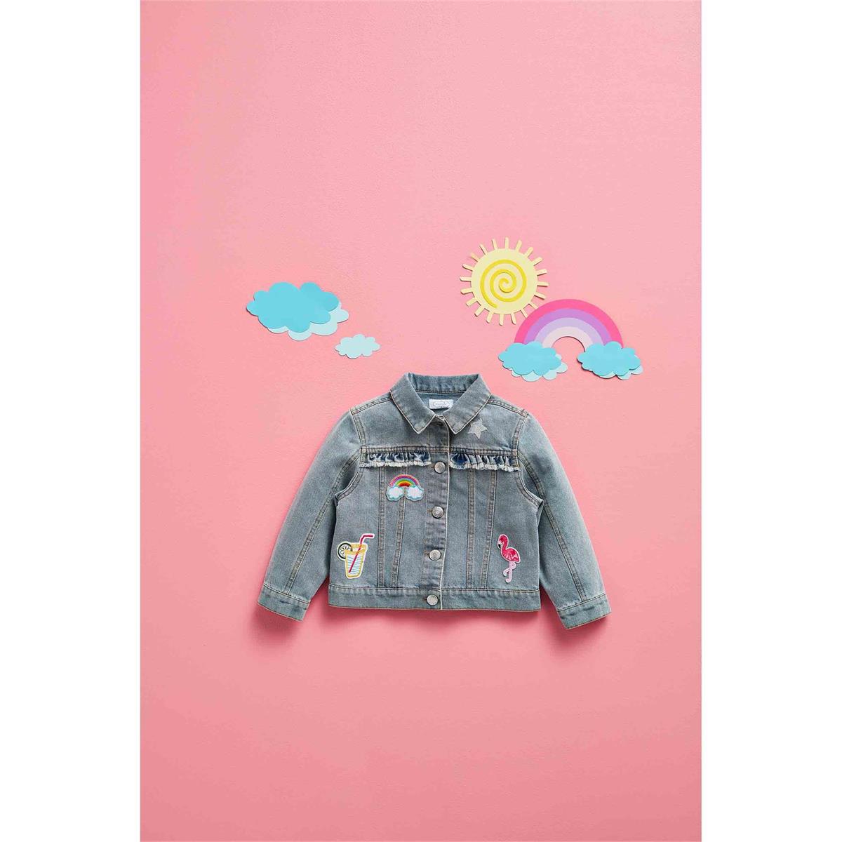 Mud Pie Denim Patch Jacket-MUD PIE-Little Giant Kidz