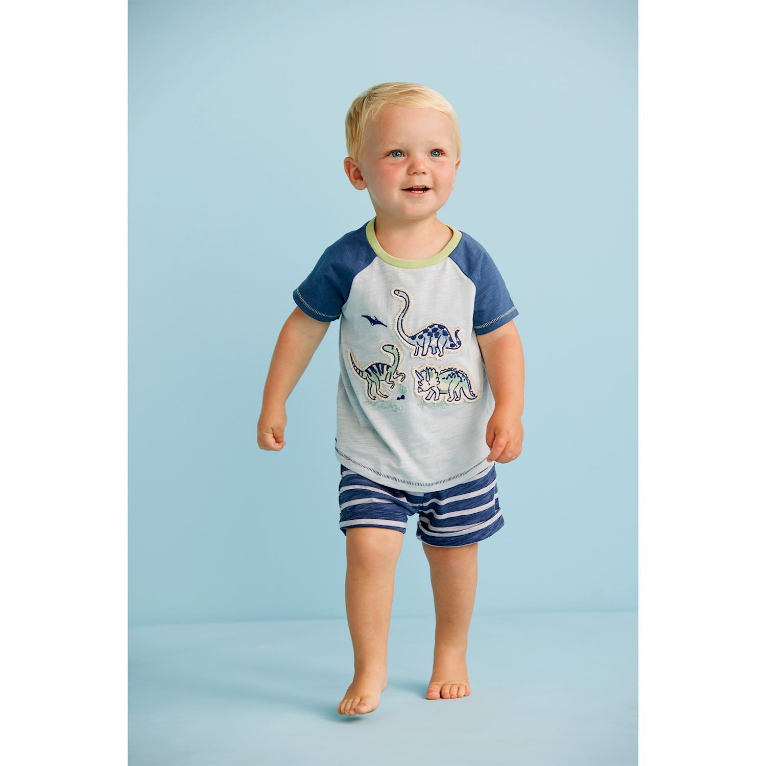 Mud Pie Dino Short Set-MUD PIE-Little Giant Kidz