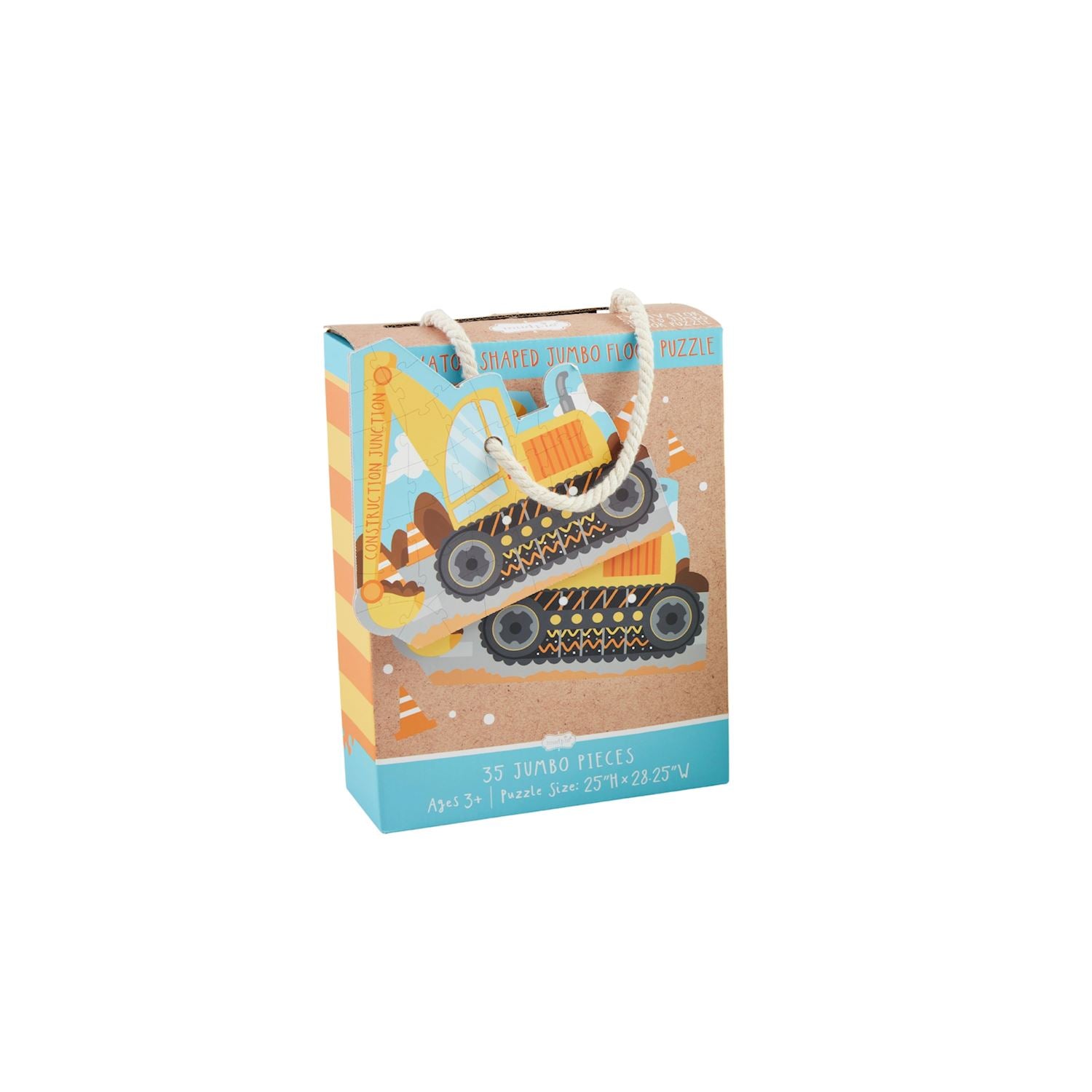 Mud Pie Excuavator Jumbo Shaped Puzzle-MUD PIE-Little Giant Kidz