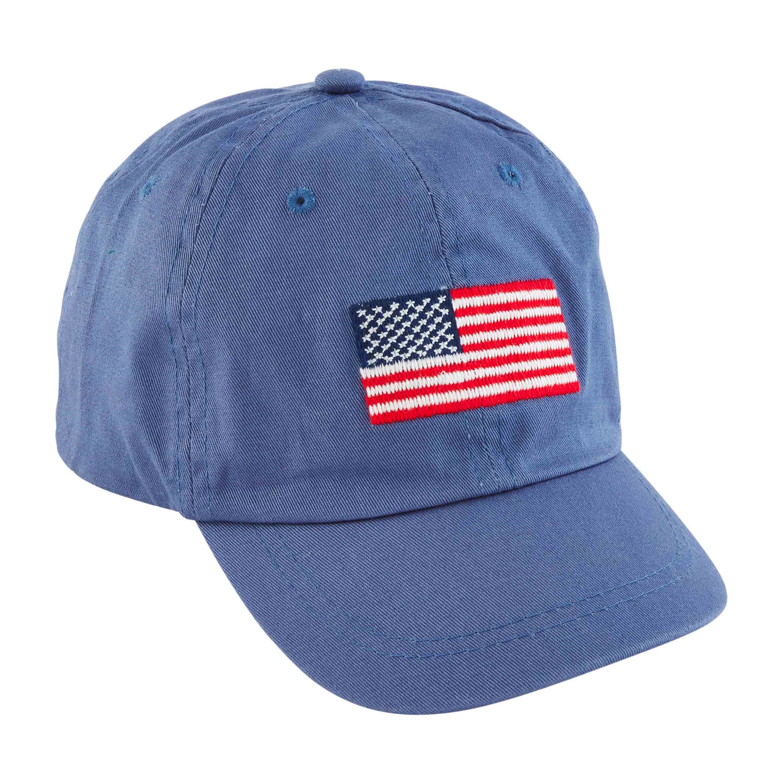Mud Pie Flag Embroidered Hat-MUD PIE-Little Giant Kidz