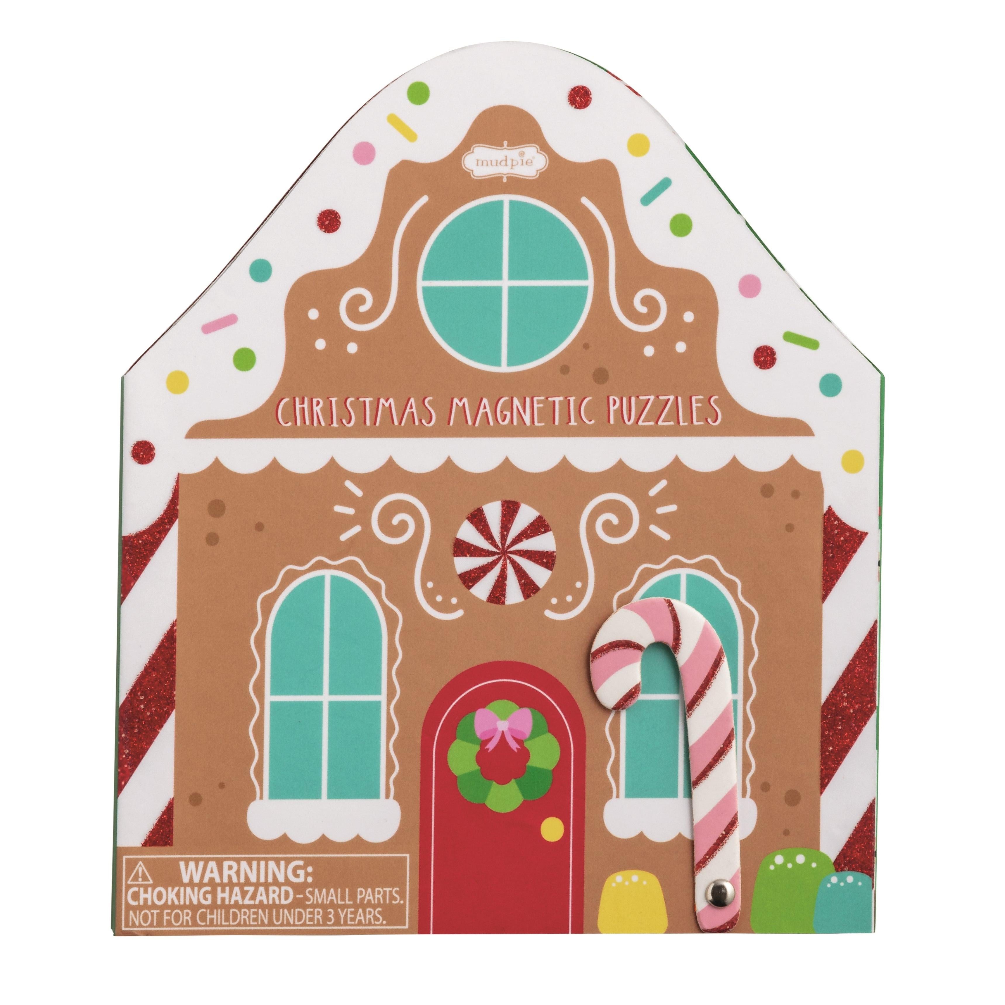 Mud Pie Gingerbread House Magnetic Puzzle Book-MUD PIE-Little Giant Kidz