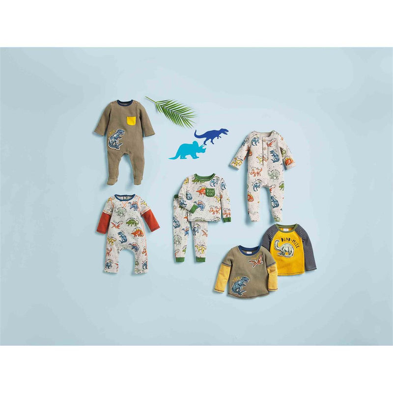 Mud Pie Green Dino Pajama Set-MUD PIE-Little Giant Kidz