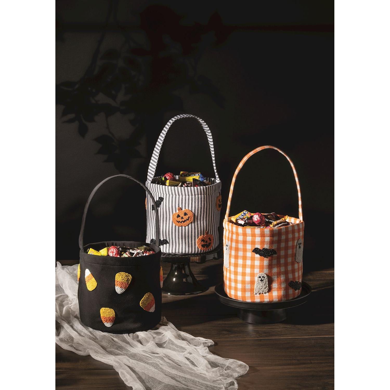 Mud Pie Halloween Beaded Bucket-MUD PIE-Little Giant Kidz