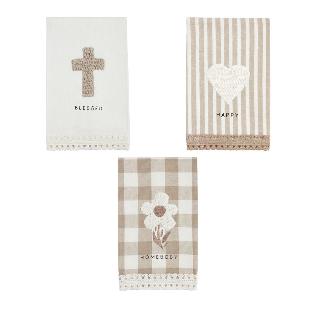 Mud Pie Happy Home Hand Towel - Thumbnail 5