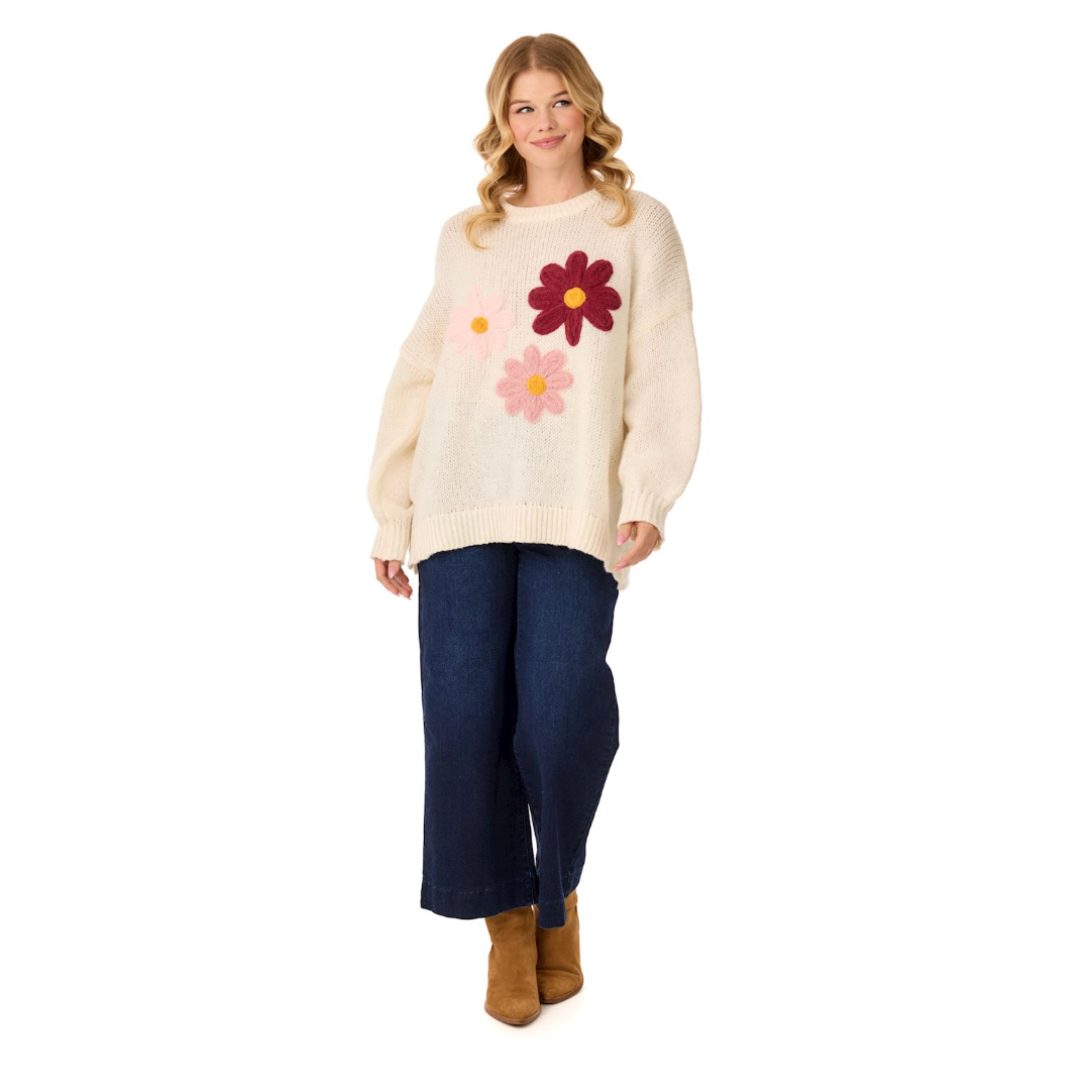 Mud Pie Harvest Floral Sweater-MUD PIE-Little Giant Kidz