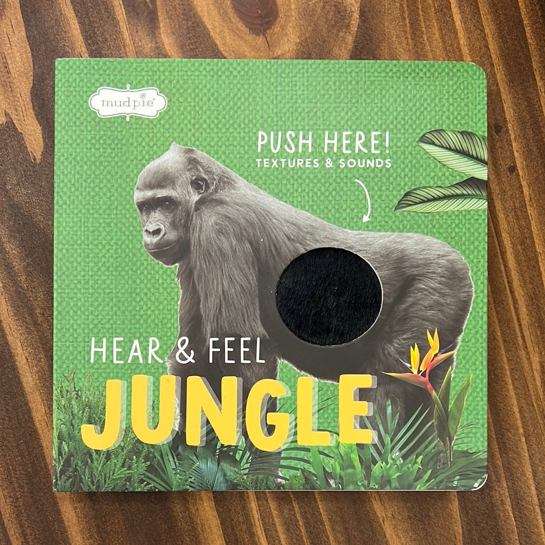 Mud Pie Hear & Feel Jungle Board Book-MUD PIE-Little Giant Kidz