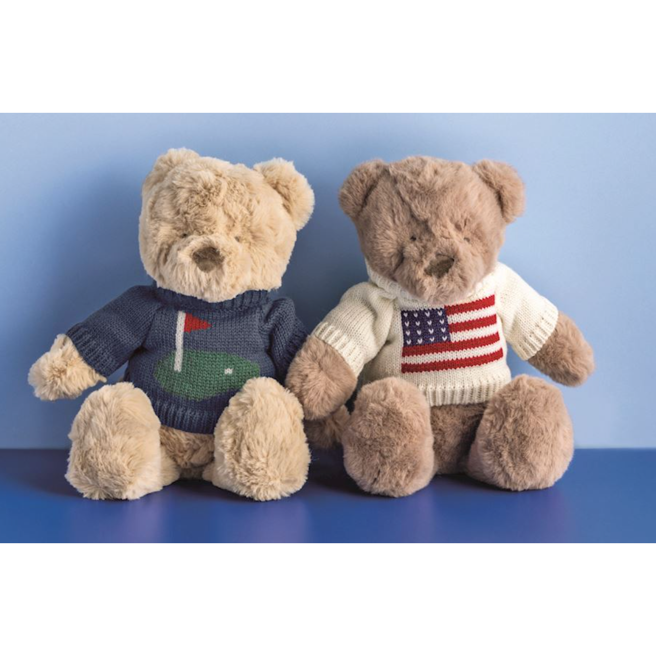 Mud Pie Liberty The Bear Sweater Plush Pal-MUD PIE-Little Giant Kidz