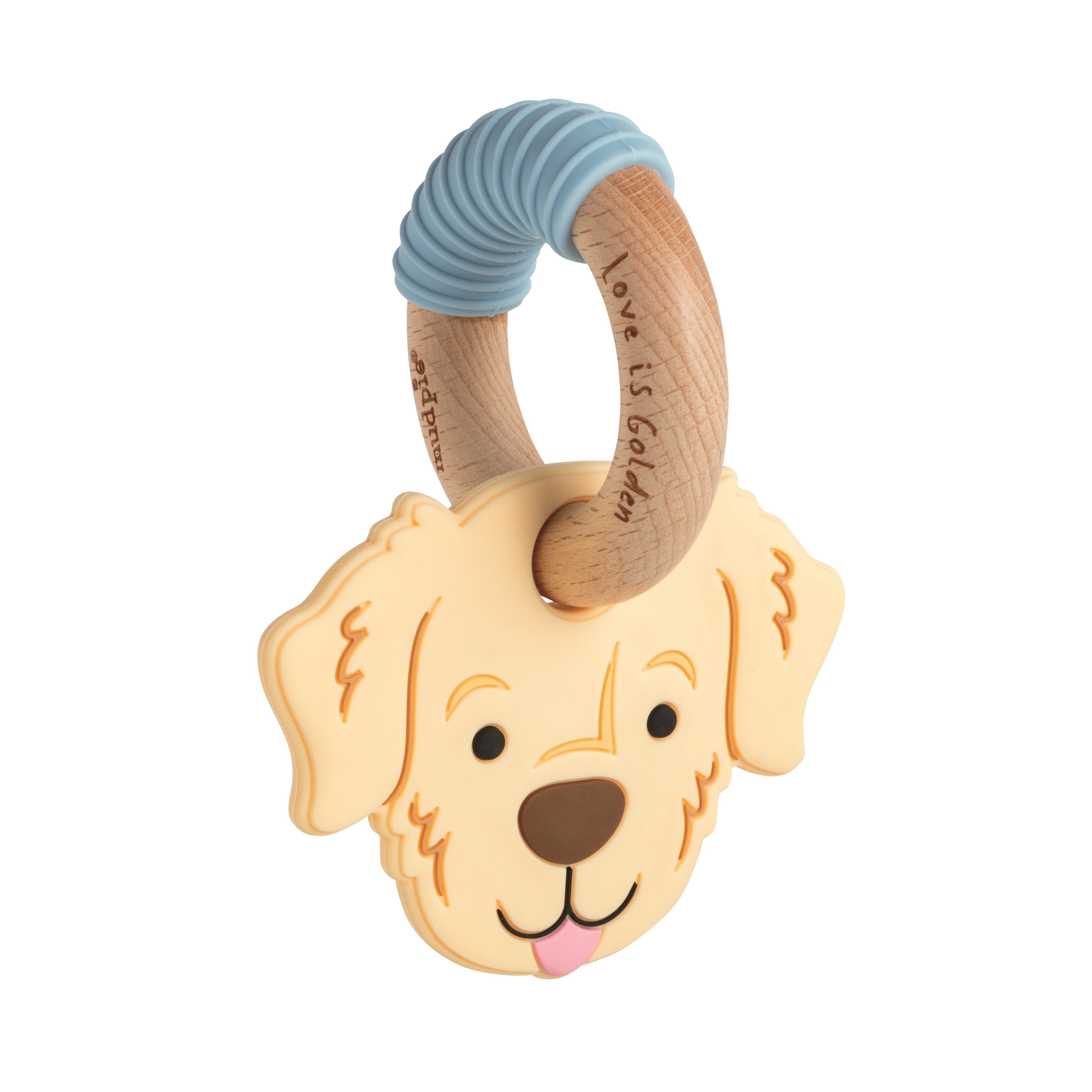 Mud Pie Light Golden Retriever Teether-MUD PIE-Little Giant Kidz
