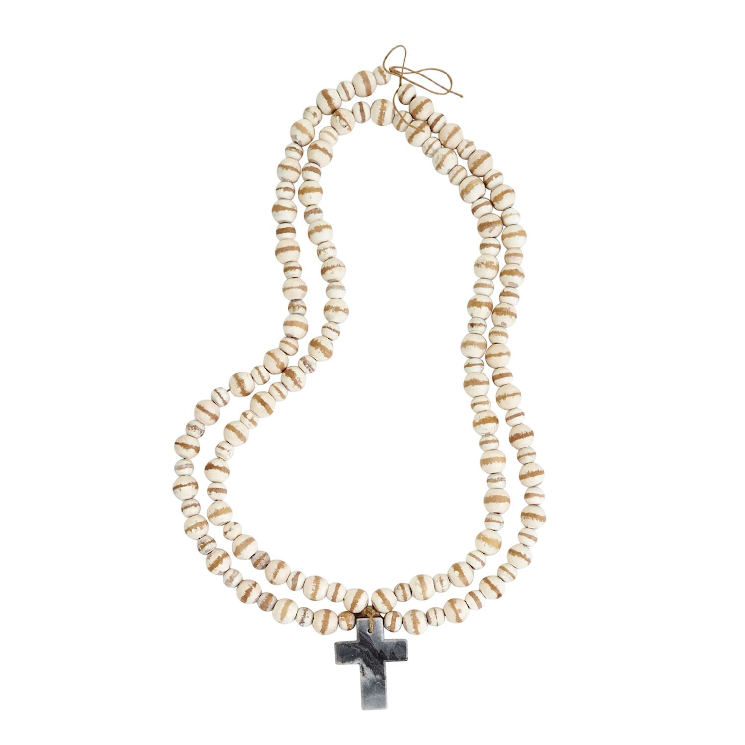 Mud Pie Marble Cross Decorative Blessing Beads-MUD PIE-Little Giant Kidz