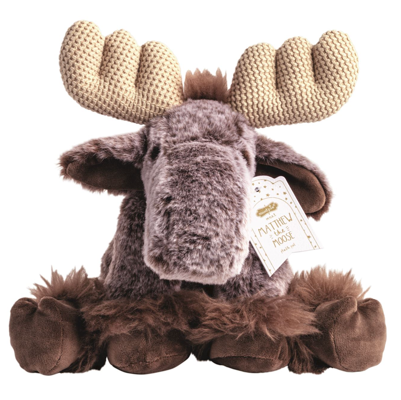 Mud Pie Matthew The Moose Plush Pal-MUD PIE-Little Giant Kidz