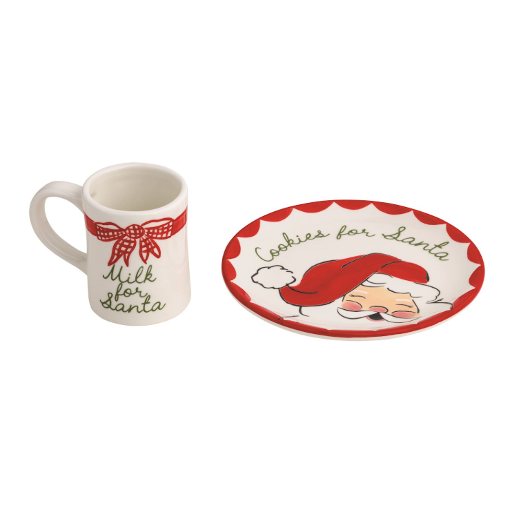 Mud Pie Milk & Cookies For Santa Set-MUD PIE-Little Giant Kidz