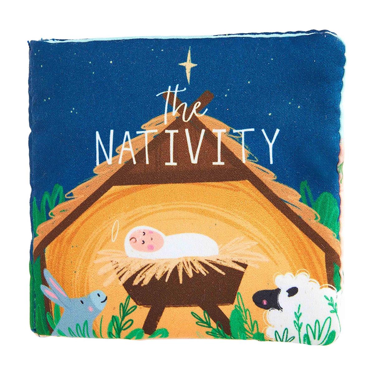 Mud Pie Nativity Book & Singing Baby Jesus Set-MUD PIE-Little Giant Kidz