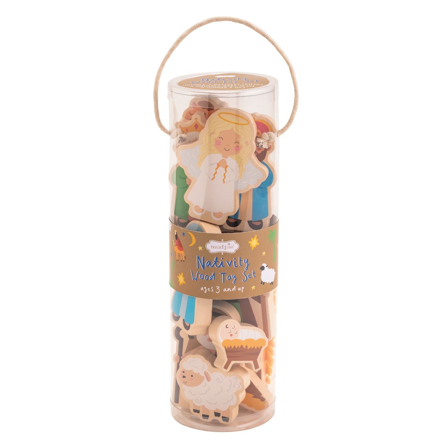 Mud Pie Nativity Wood Toy Set-MUD PIE-Little Giant Kidz
