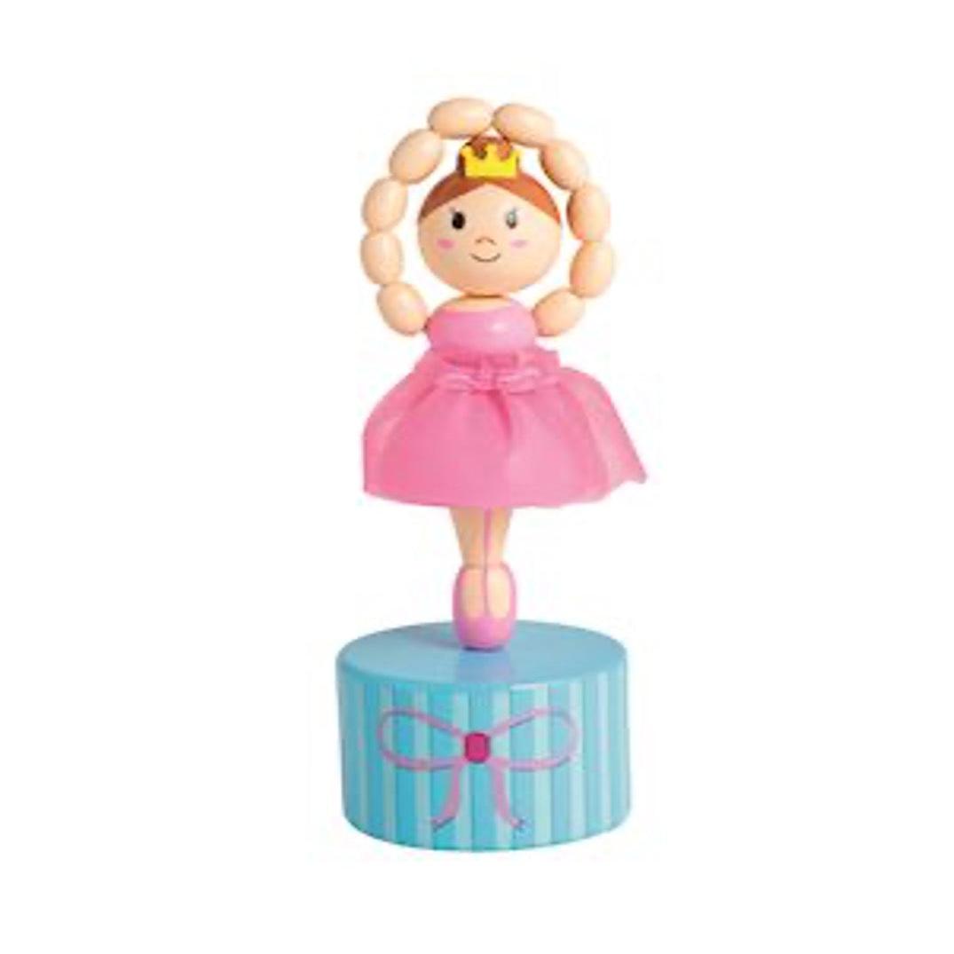 Mud Pie Pink Ballerina Wooden Toy-MUD PIE-Little Giant Kidz
