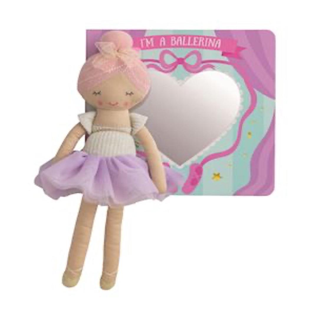 Mud Pie Pink Ballet Book & Doll Set-MUD PIE-Little Giant Kidz
