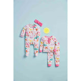 Mud Pie Pink Dino Pajama Set-MUD PIE-Little Giant Kidz