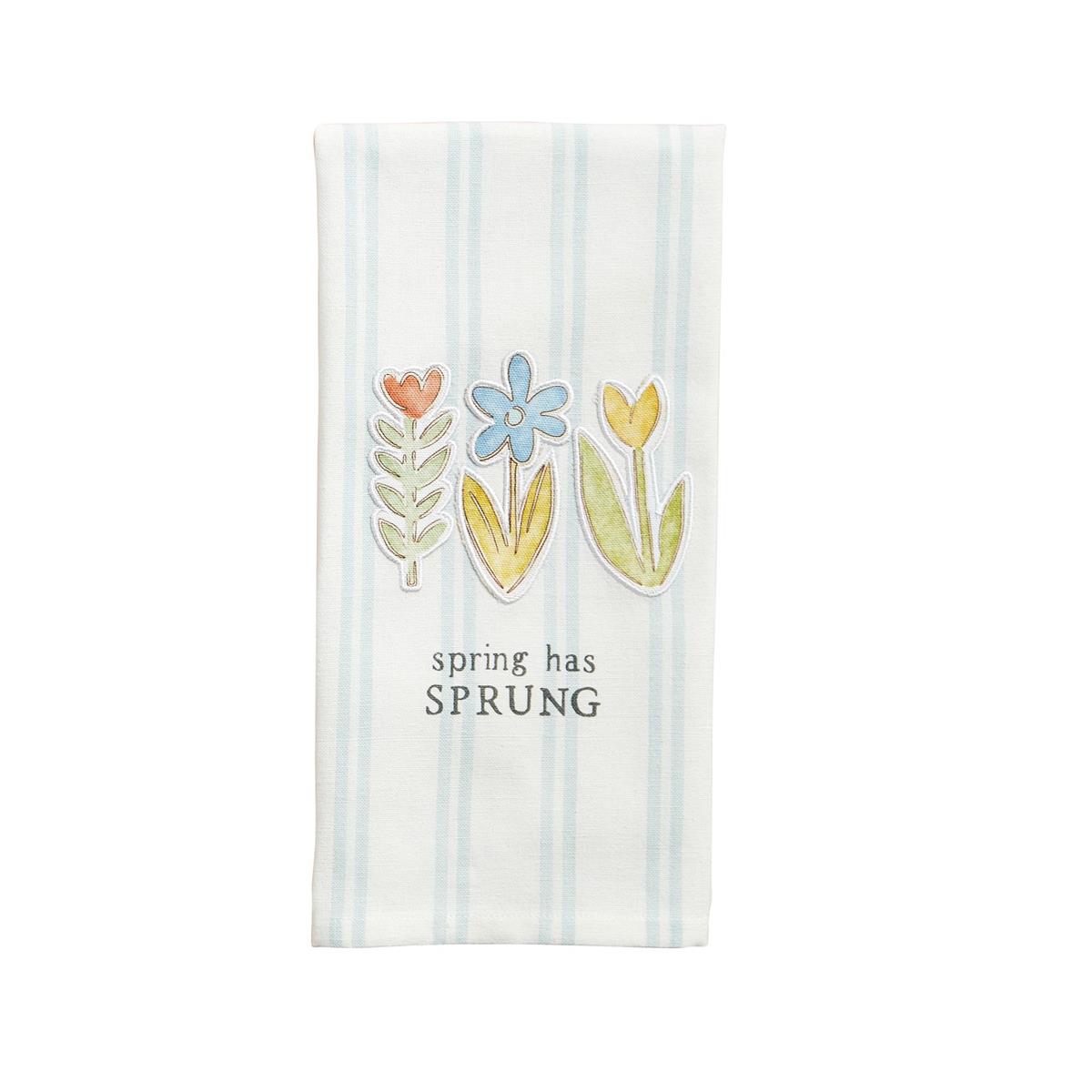 Mud Pie Spring Patch Towel - Thumbnail 2