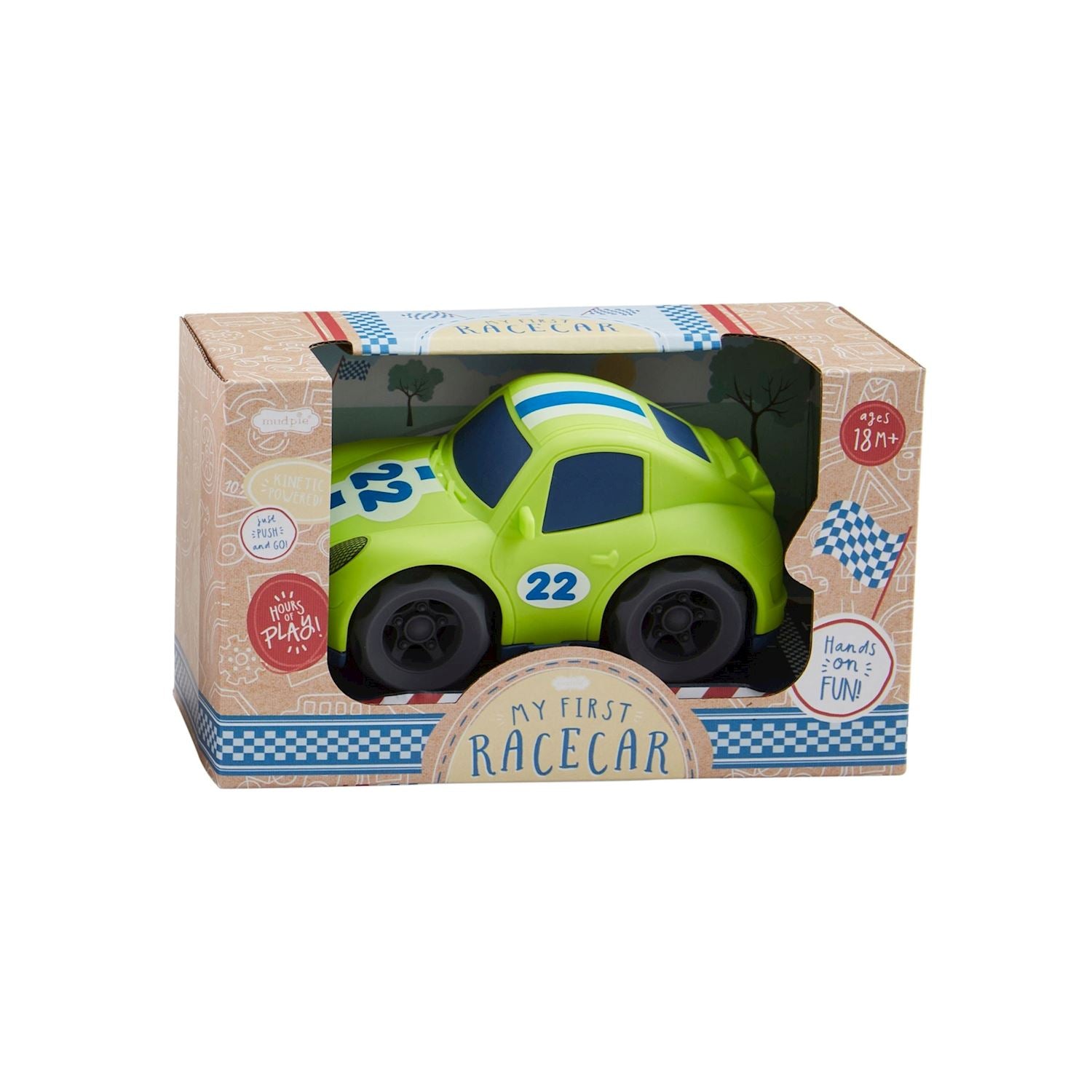 Mud Pie Toy Car- Green-MUD PIE-Little Giant Kidz