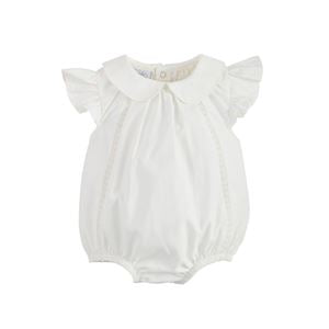 Mud Pie White Collared Poplin Bubble-MUD PIE-Little Giant Kidz