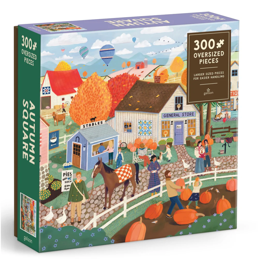 Mudpuppy Autumn Square Puzzle-MUDPUPPY-Little Giant Kidz
