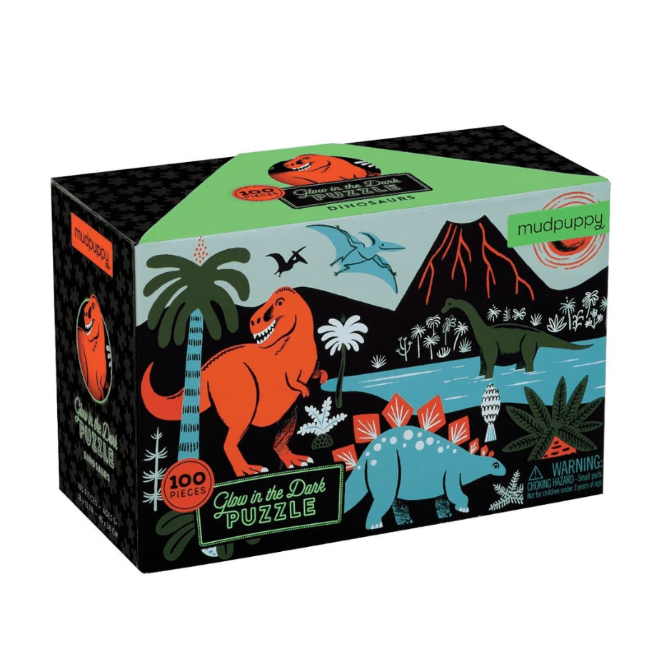 Mudpuppy Dino Glow-in-the-Dark Puzzle-MUDPUPPY-Little Giant Kidz