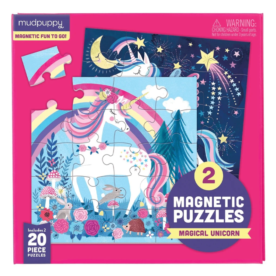 Mudpuppy Magnetic Puzzle - Magical Unicorn-MUDPUPPY-Little Giant Kidz
