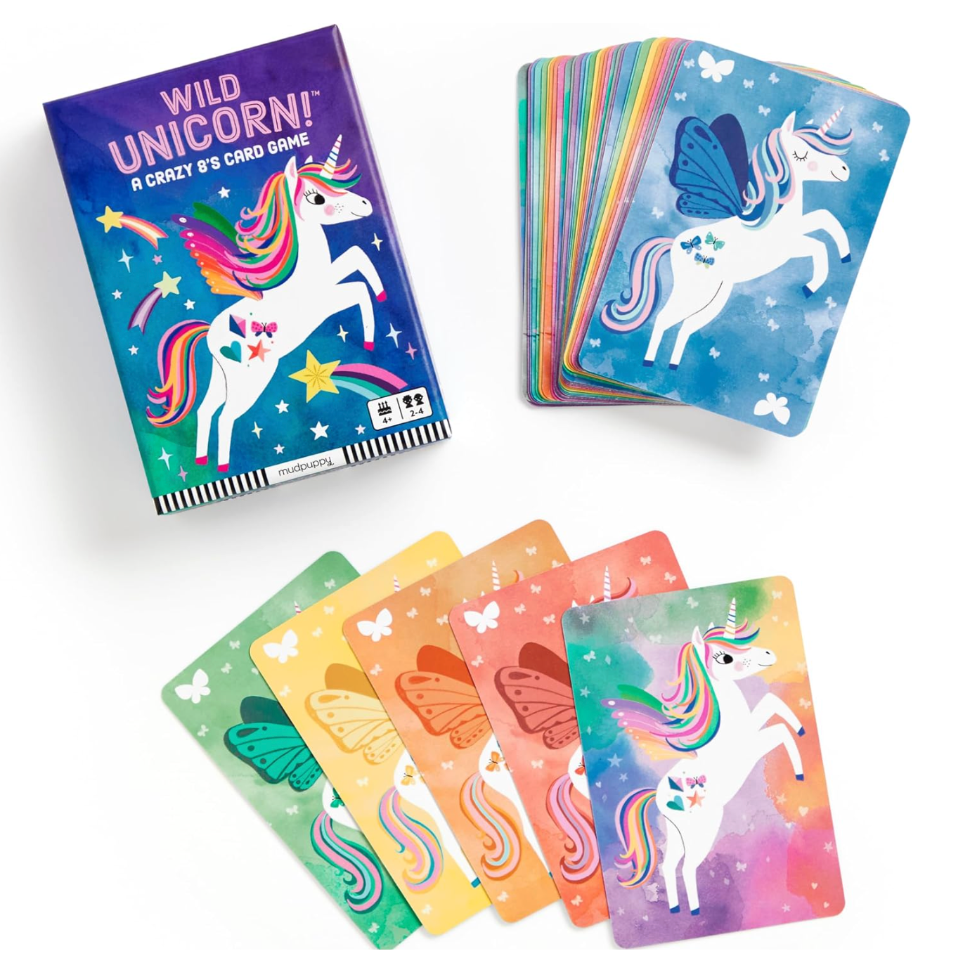 Mudpuppy Wild Unicorn Card Game-MUDPUPPY-Little Giant Kidz