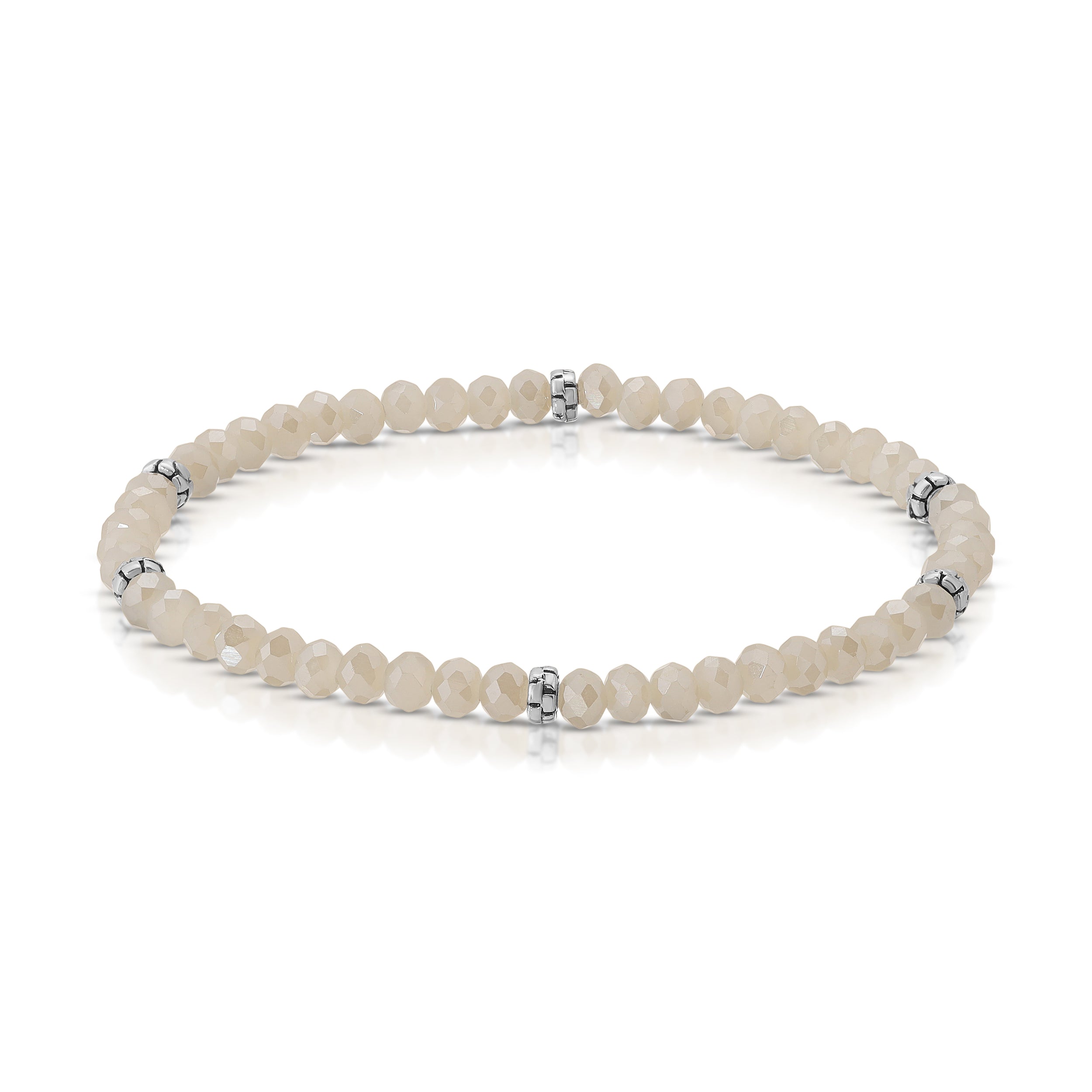 My FUN Colors Mini Crystal Bracelet Champagne AB Crystal / Silver Accent-My FUN Colors-Little Giant Kidz