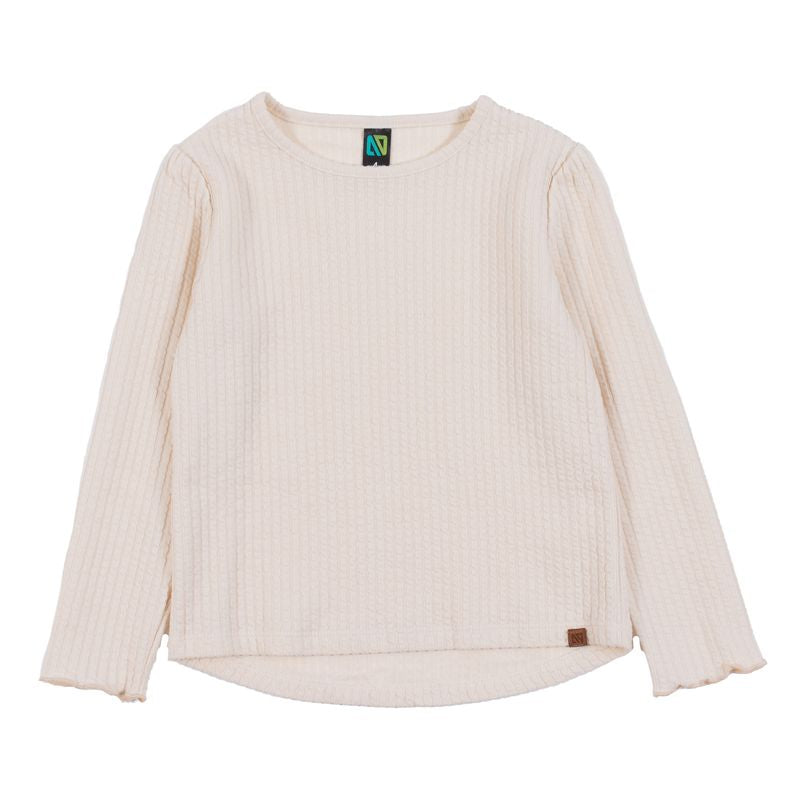 NANÖ Long Sleeve T-Shirt Placement-Ivory-NORUK-Little Giant Kidz