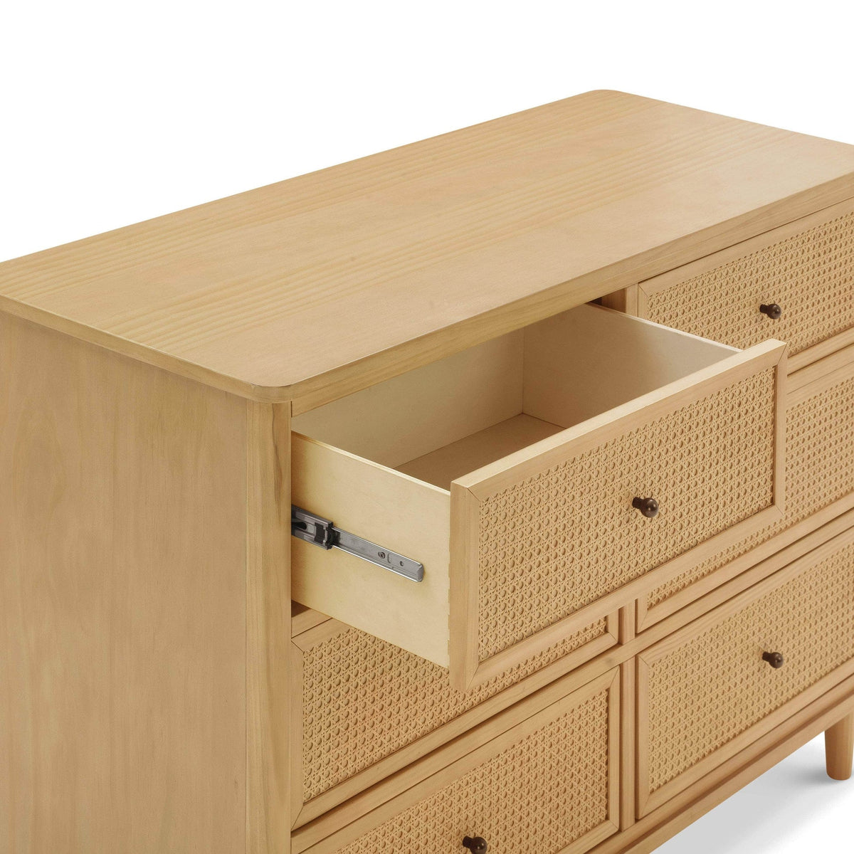 Namesake Marin with Cane 6 Drawer Assembled Dresser - Honey & Honey Cane-NAMESAKE-Little Giant Kidz