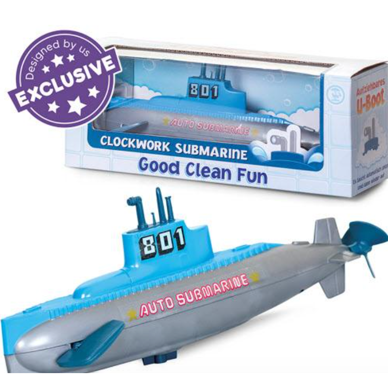One For Fun Wind Up Submarine-One For Fun-Little Giant Kidz