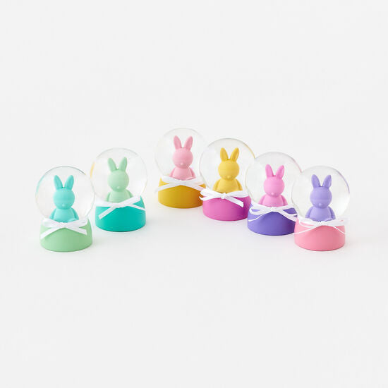 One Hundred 80 Degrees Bunny Waterglobe - Glass/Resin - 2.5"-ONE HUNDRED 80 DEGREES-Little Giant Kidz