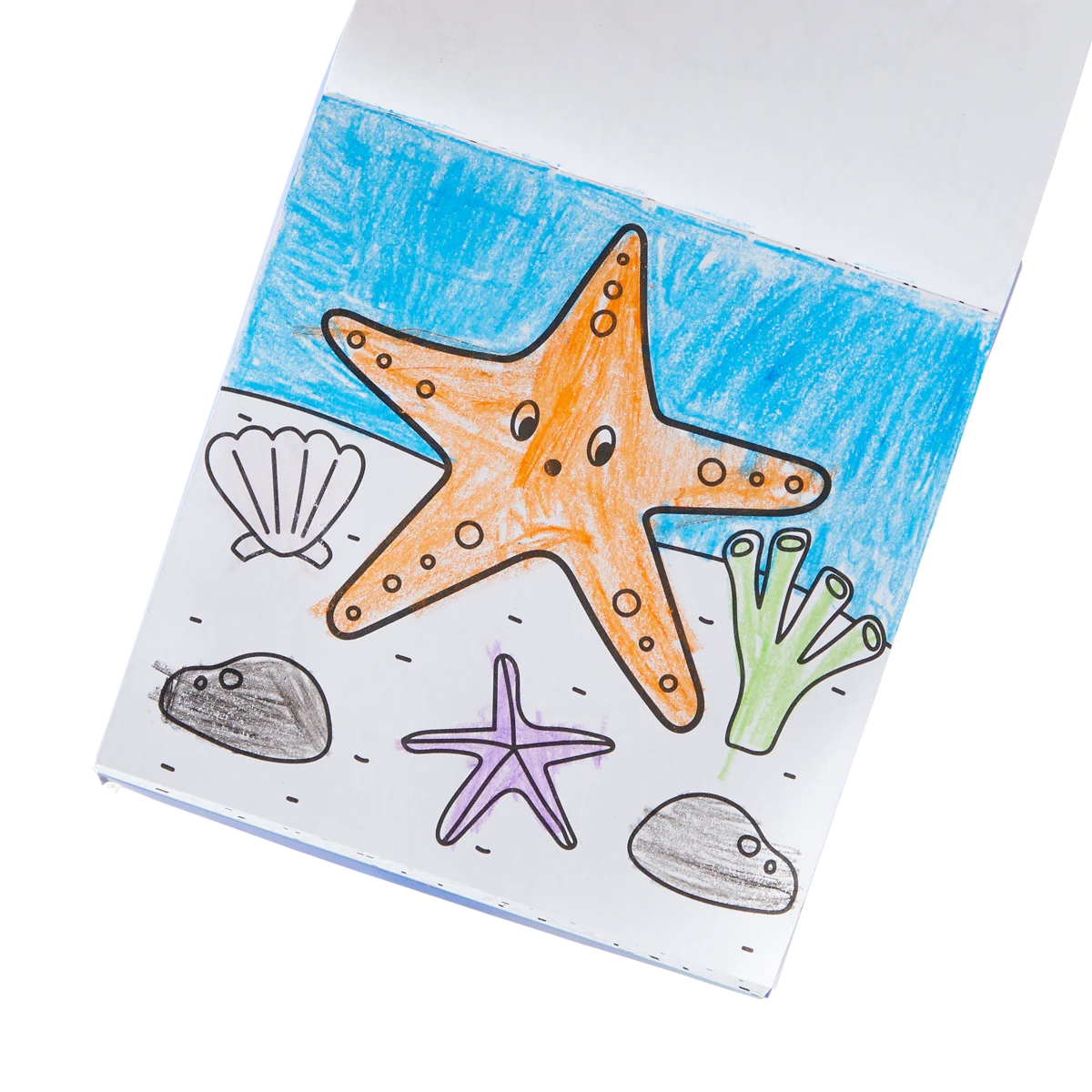 Ooly Carry Along Coloring Book Set - Sea Life - Set of 9 Crayons-OOLY-Little Giant Kidz