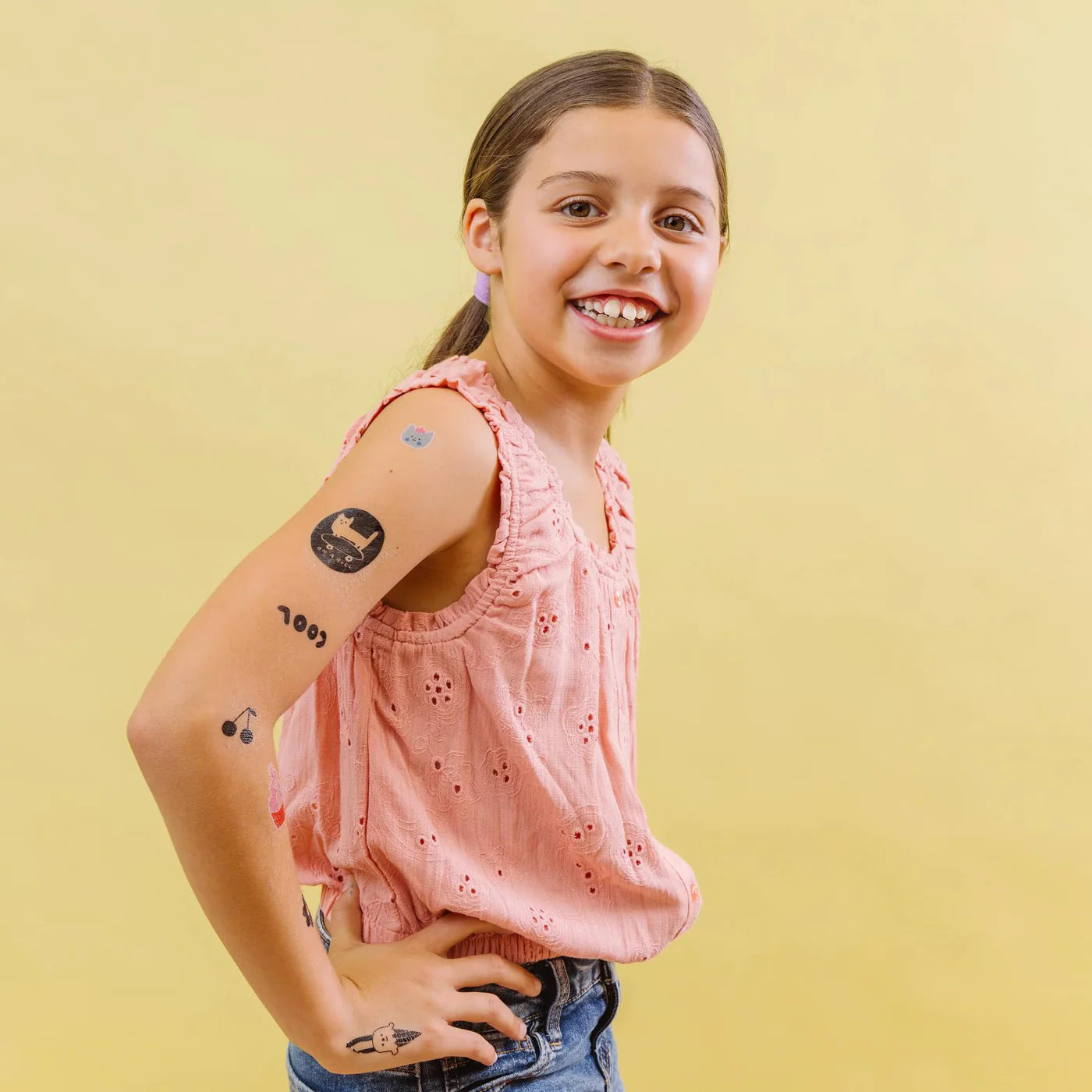 Ooly Tattoo-Palooza x Suzy Ultman: Temporary Tattoos Mini Pack - Pawsitive Cats-OOLY-Little Giant Kidz