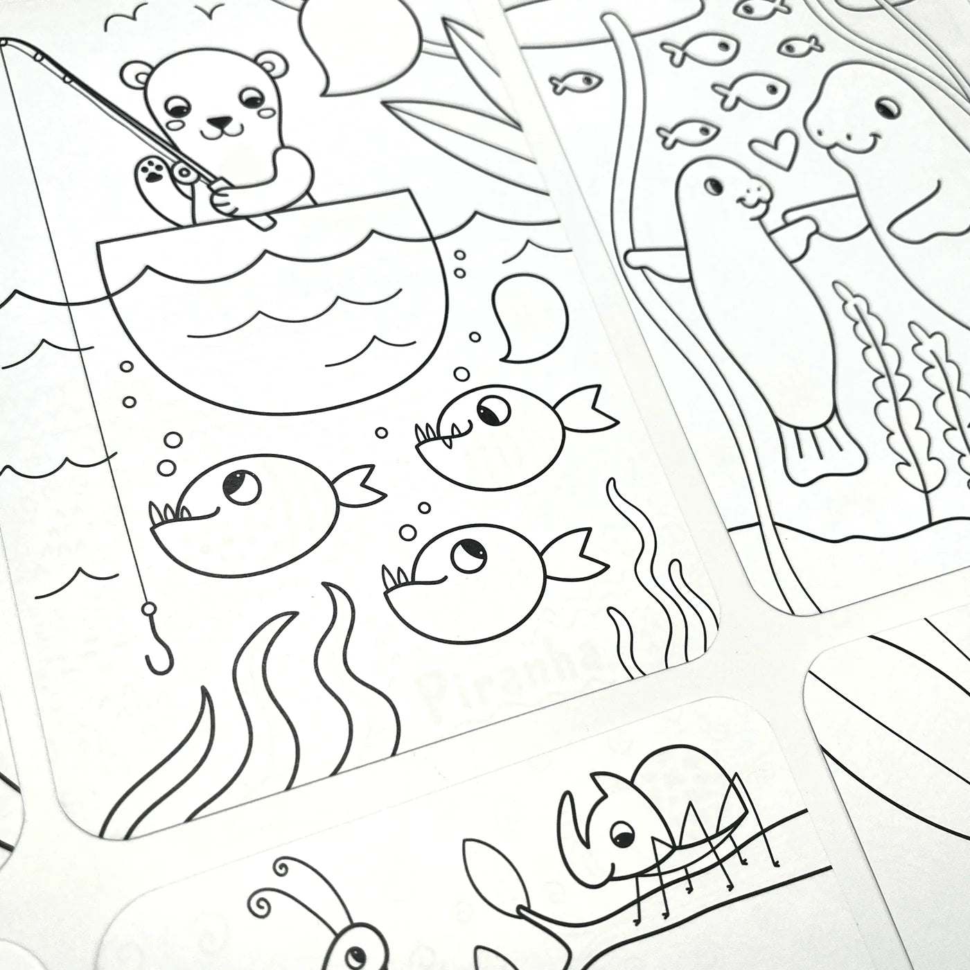 Ooly Undercover Art Hidden Pattern Coloring Activity Art Cards - Rainforest Fun-OOLY-Little Giant Kidz