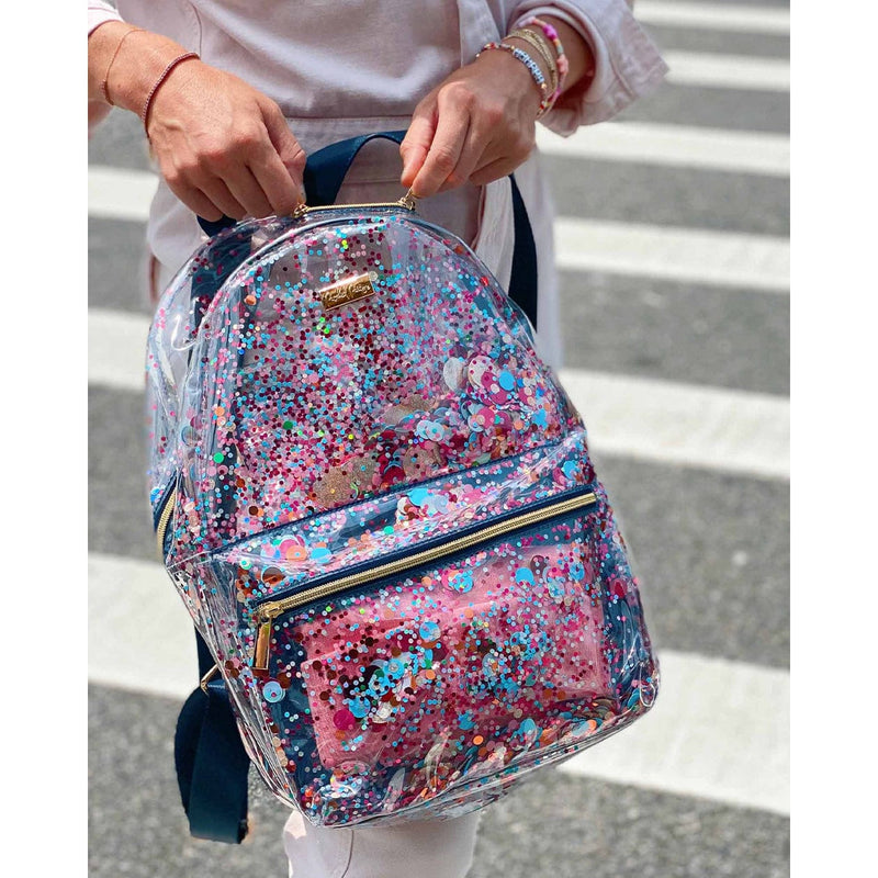 Packed Party Essentials Confetti Clear Fashion Backpack-Packed Party-Little Giant Kidz