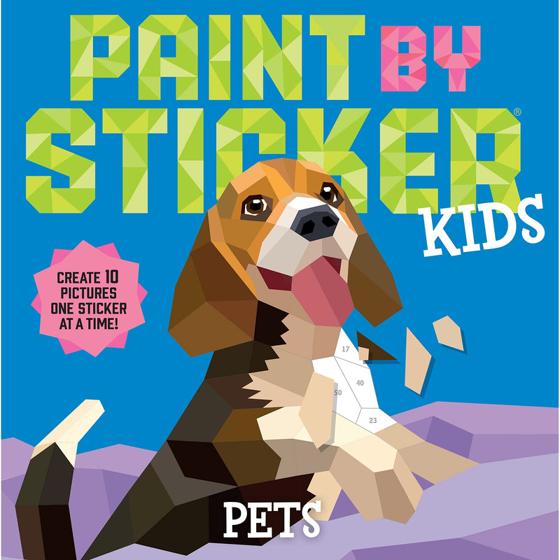 Paint by Sticker Kids: Pets (Paperback Book)-HACHETTE BOOK GROUP USA-Little Giant Kidz