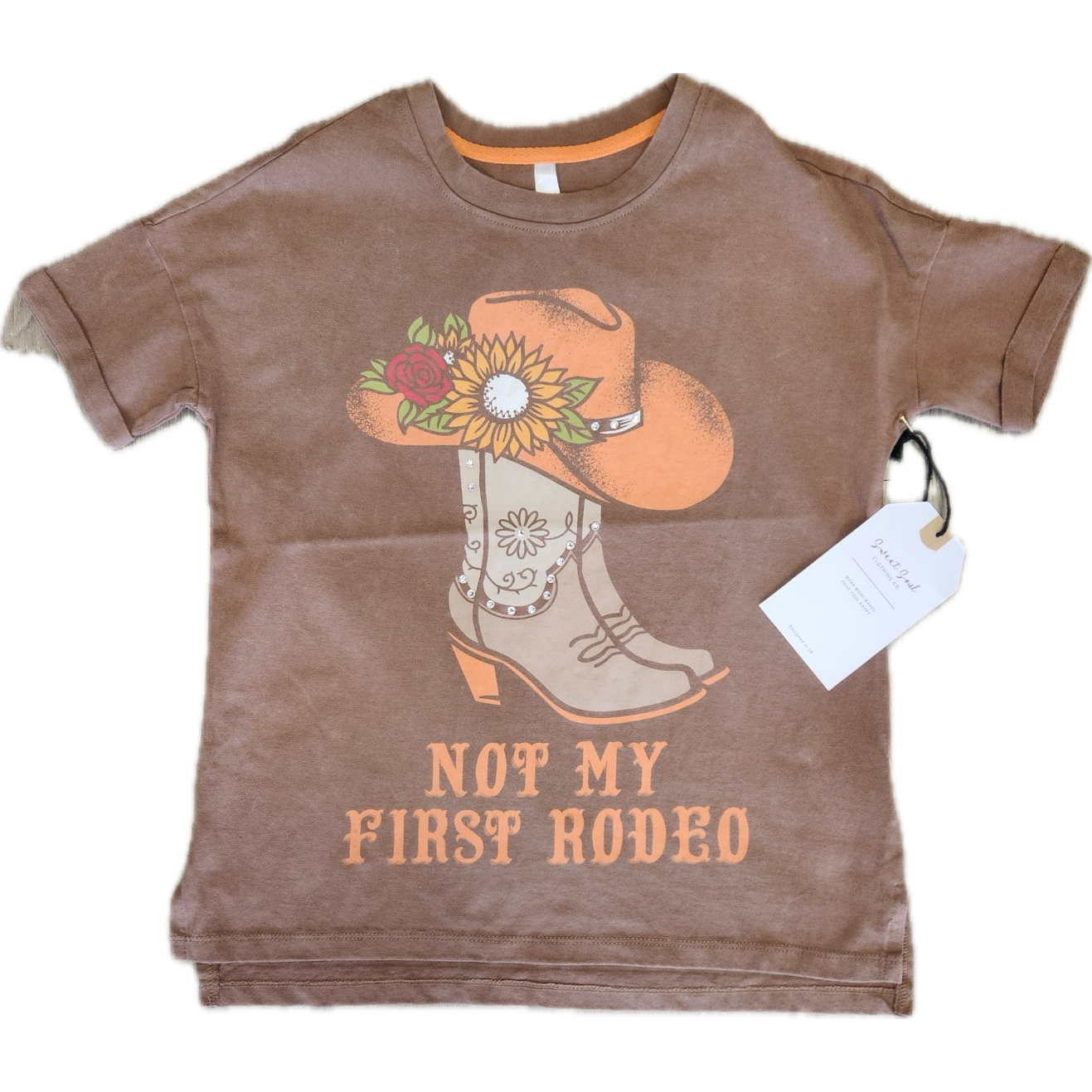 Paper Flower Not My First Rodeo T-Shirt-Paper Flower-Little Giant Kidz