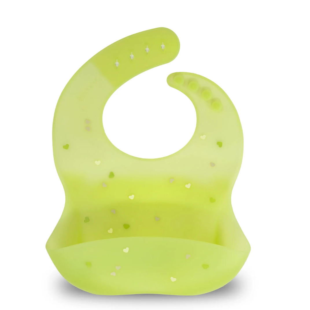 Paperclip - Color Changing Silicone Bib - Aurora Green & Cloud Blue-Paperclip-Little Giant Kidz