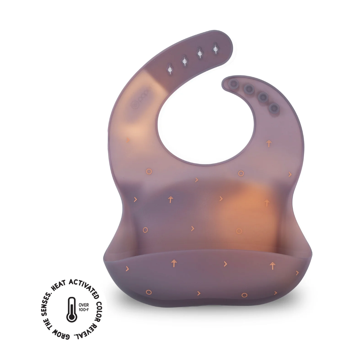 Paperclip - Color Changing Silicone Bib - Light Moon & Sea Salt-Paperclip-Little Giant Kidz