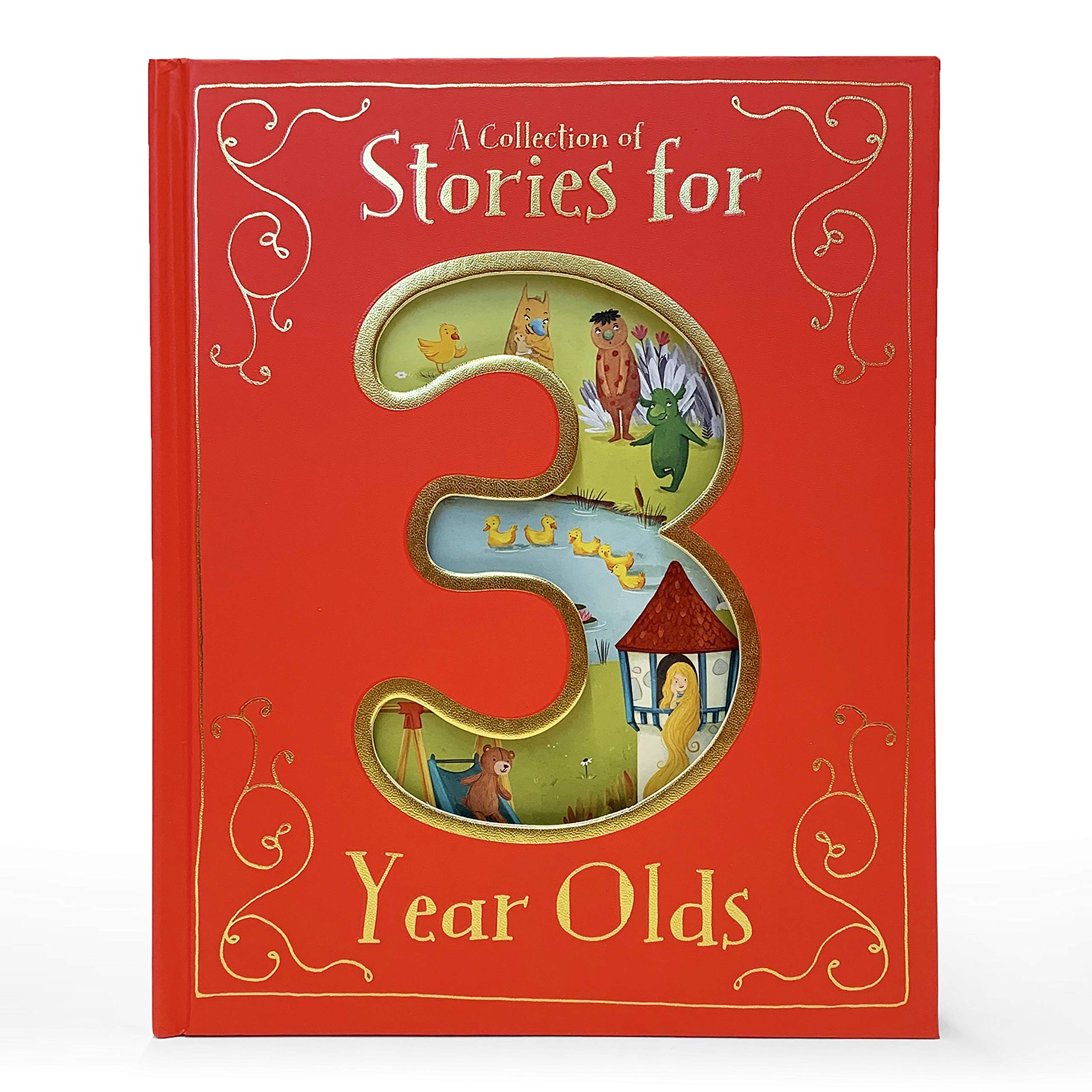 Parragon Books: A Collection of Stories for 3-Year-Olds (Hardcover Book)-COTTAGE DOOR PRESS-Little Giant Kidz