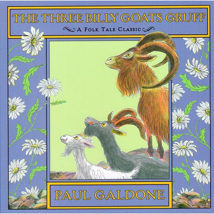 Paul Galdone Folk Tale Classics: The Three Billy Goats Gruff (Hardcover Book)-HARPER COLLINS PUBLISHERS-Little Giant Kidz