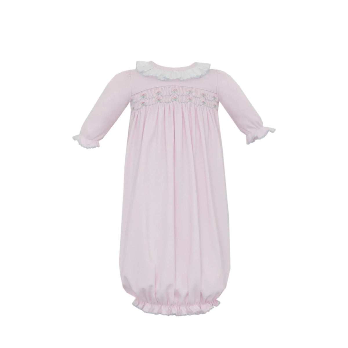 Petit Bebe Ellie - Solid Pink Knit Girl'S Sac Long Sleeve-PETIT BEBE-Little Giant Kidz