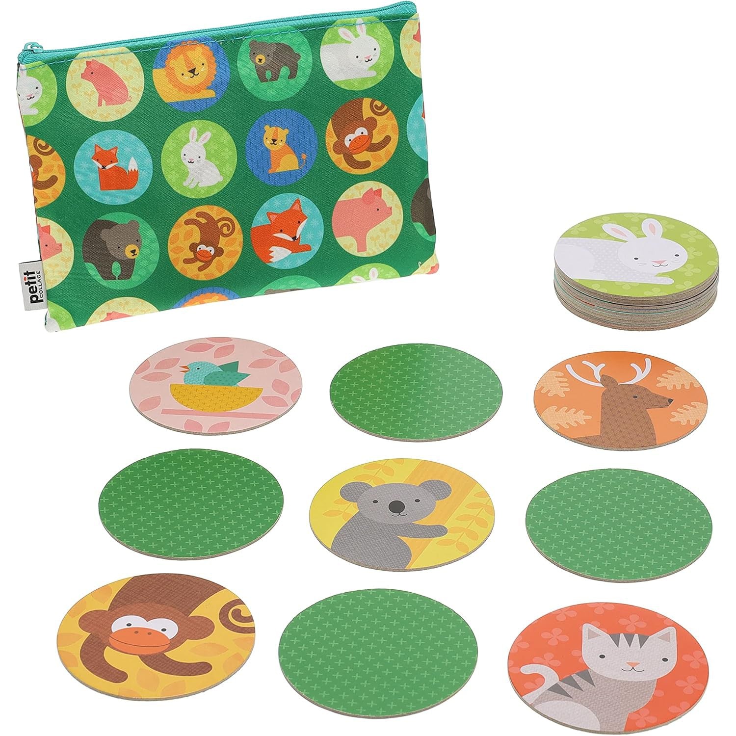 Petit Collage Animals & Babies Matching Game-Petit Collage-Little Giant Kidz