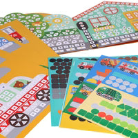 Petit Collage Mosaic Sticker Activity Book- On the Move-Petit Collage-Little Giant Kidz