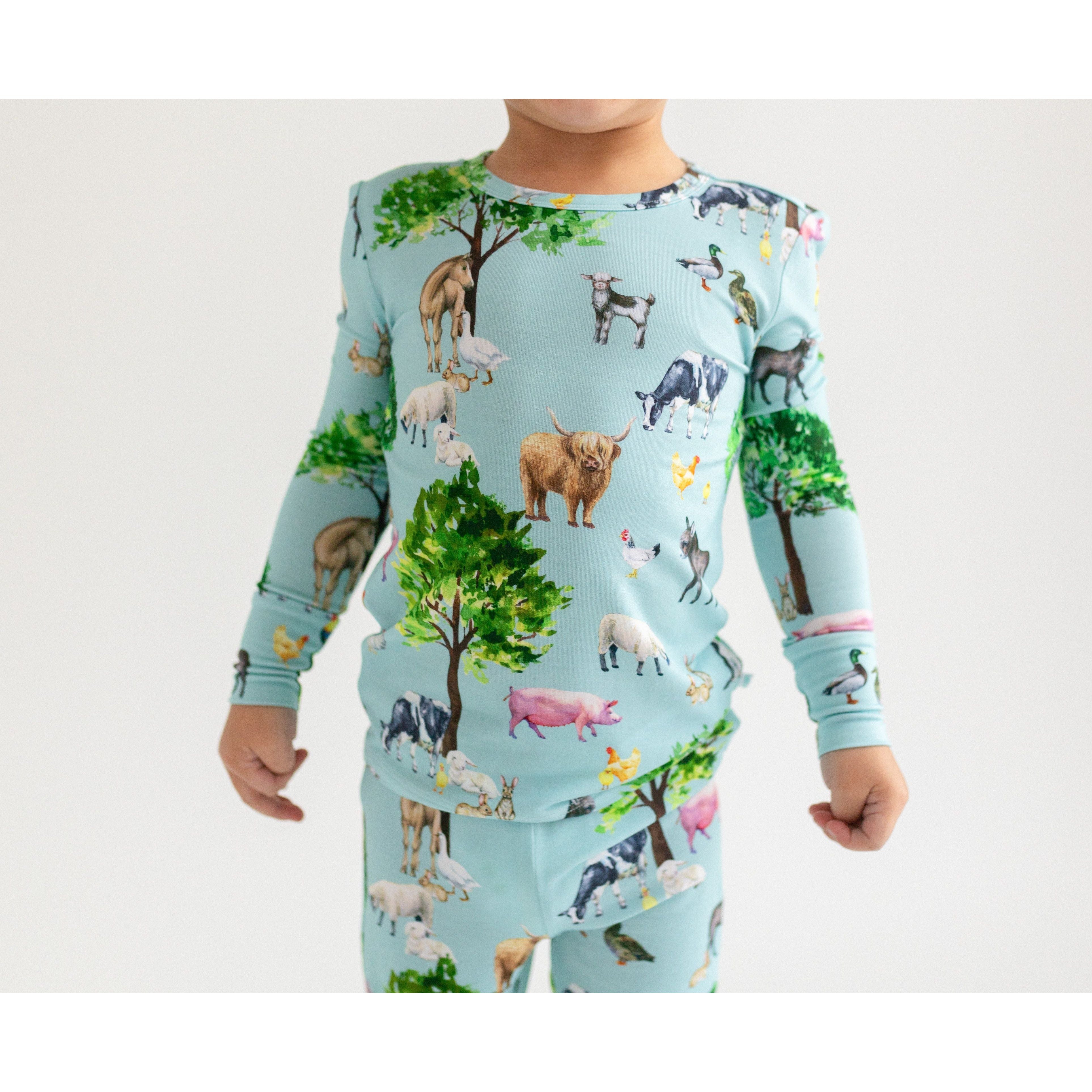 Posh Peanut Brayden Long Sleeve Pajama Set-Posh Peanut-Little Giant Kidz