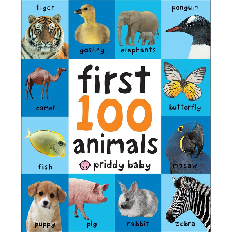 Priddy Books: First 100 Animals (Padded Board Book)-MACMILLAN PUBLISHERS-Little Giant Kidz